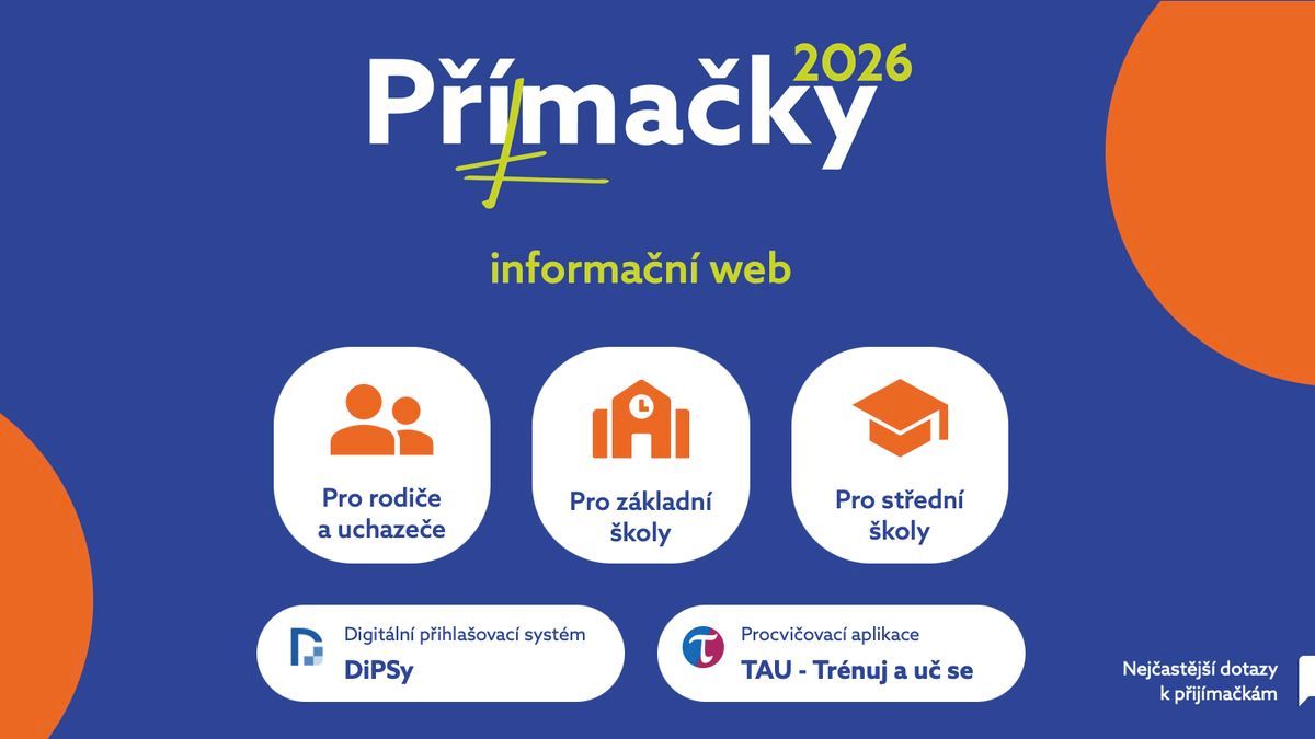 Přihl&aacute;&scaron;ky na osmilet&eacute; gymn&aacute;zium 2026.
